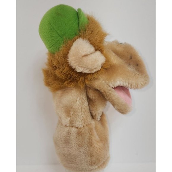 Vintage Monkey with Hat Hand Puppet Plush Stuffed Animal Made in Korea Cute Rare - Picture 4 of 8